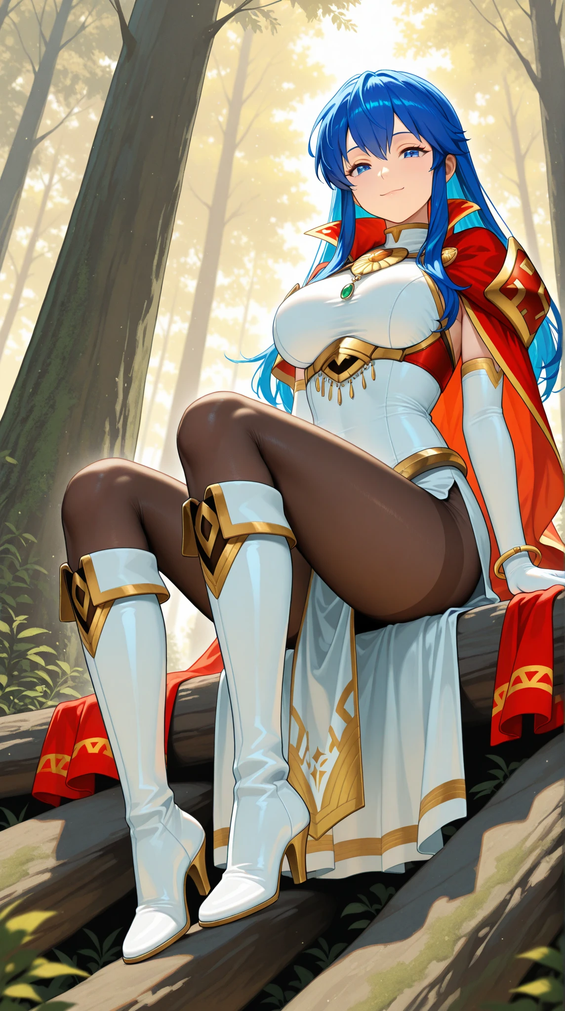 (best quality, ultra-detailed, photorealistic: 1.39), bright and vibrant colors, studio lighting, romantic expression, An effeminate warrior, with a delicate and beautiful face. She is a girl who reflects seductive beauty, sparkling pink eyes, extremely beautiful a beautiful woman with short black hair, her large breasts seduces, her pink eyes match her shy smile, wearing warrior armor, armor mixing metal and leather highlights her feminine curves, she rests at the foot of a tree in the middle of a plantation of roses, your sword is stuck in the ground, anime style