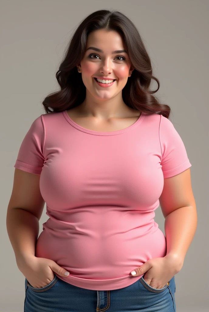 1 Girl, MILF, large breasts, curvy body, casual clothes, long skirt, sweet smile, (Face shot)                 Porn of a woman with her heart coming out of her chest like a cartoon NSFW