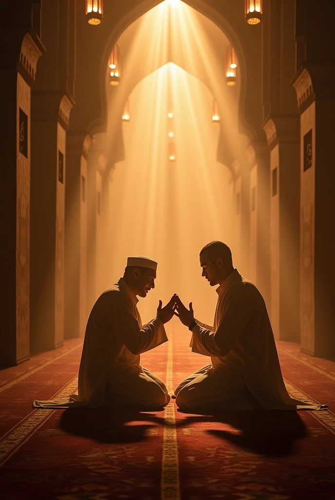 1930s, monochrome photography, Islamic prayer,  32K, Best quality, Masterpiece, super detail, High Details,