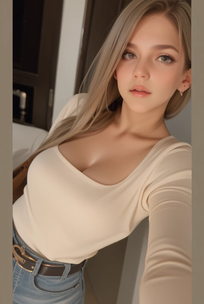 nude, soft lighting, slim, skinny, tiny nipples, topless, pink nipples, best quality, perfect body, , ultra-detailed, (skin pore:1.1), (high detailed skin:1.2), smooth and shaved pussy