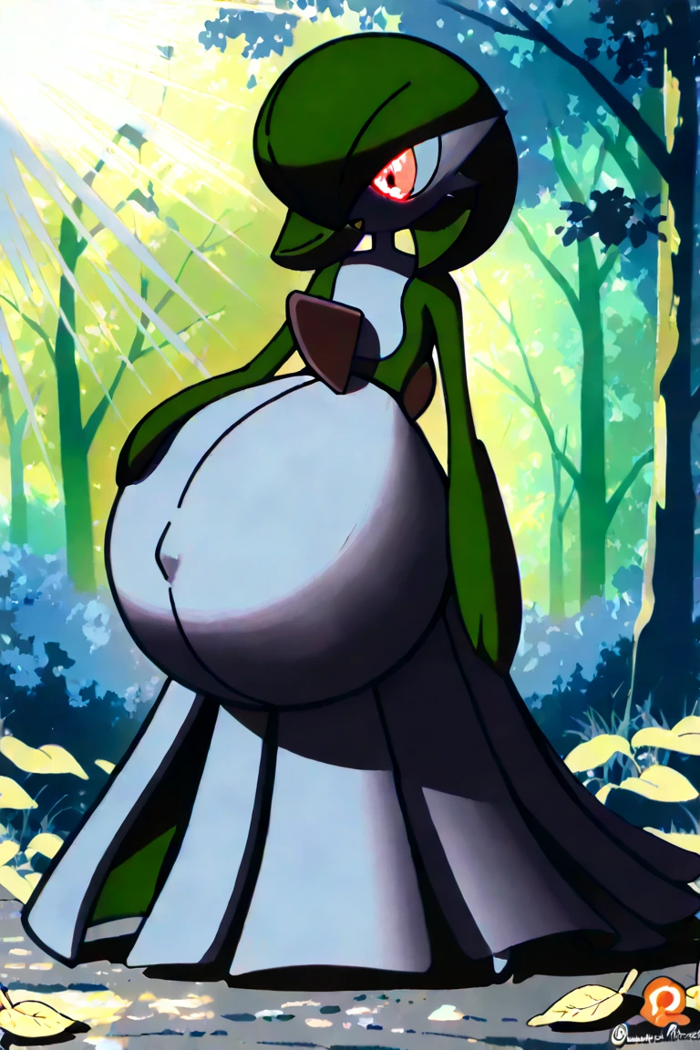 Masterpiece, The best quality, the highest picture quality, Detailed, Meowscarada, Pokémon, forest background, blue night, darkness, male, solo, hourglass figure, huge butt, huge thighs, huge balls, butt POV, holding butt, squishing butt