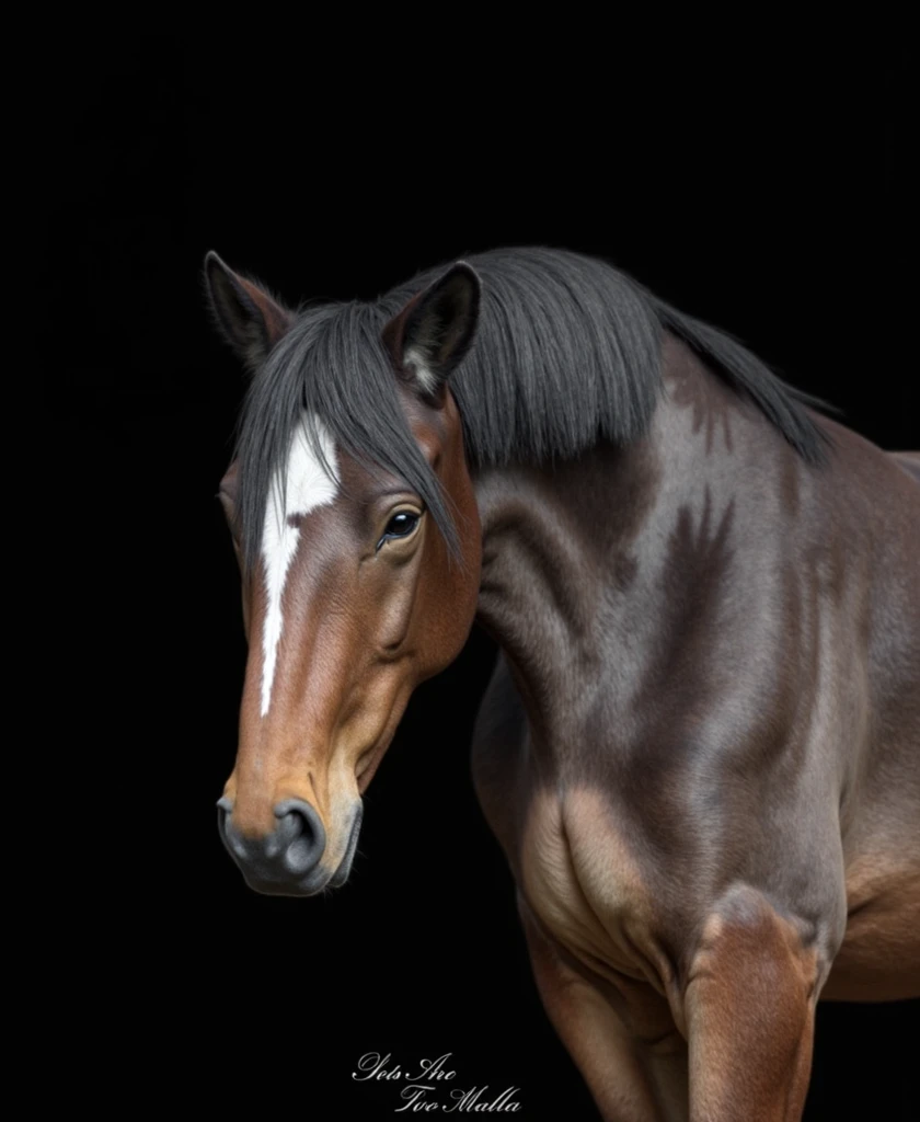 Horse butt, horse looking back, view from below, horse anus, close up, horny, horse presenting pussy, tail raised