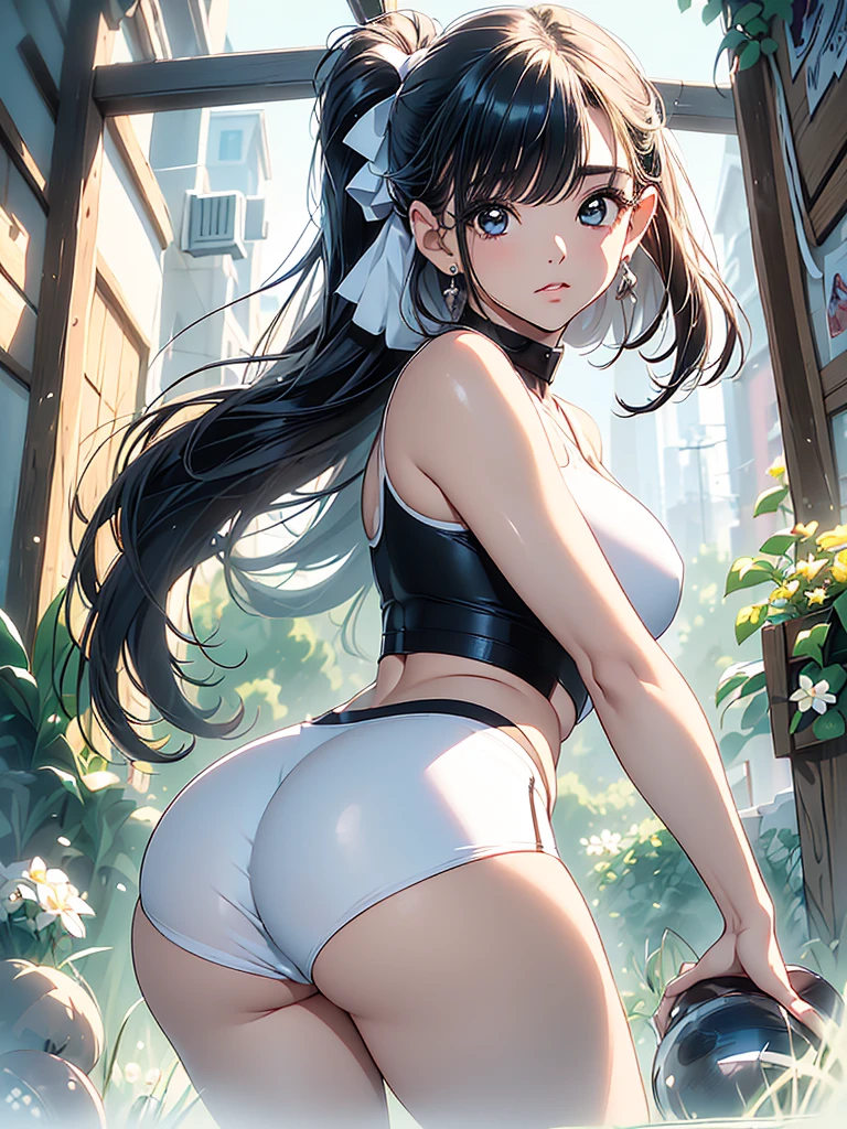 (quality)), ((masterpiece)), Recommended results、Puffy nipples、(see through:1.5)、straighten your back、abdominal muscles、huge bust、angle to floor:1.2、low camera angle、Hair loss on crotch,hatsune miku,cyberpunk,maid ((1 girl)), attractive nipples),big breasts:1.4),Breast sagging,Fluorescent color, 1 girl, looking aside, pretty face, The eyes on the shoulders are so beautiful: 1.2), Upper body, shiny hair, glowing skin, Reduce glare emissions, Finger proportions are coordinated, dark, Throw, dynamic angle, (((main part))), (((Better quality))), ((super detailed)), (illustration), (Detail lights), ((extremely delicate and beautiful)), dramatic_shadow, Rays_track, reflection, ultra high resolution, A woman is surrounded by sparkling snowflakes and small points of light surrounding her, Bright green eyes looking at red tulips,There are shiny butterflies around, dark haired woman,Full of light spots and sparkling snowflakes, Shiny butterflies, Spots of light around woman, magical aura, green eyes, supernatural aura, magical aura