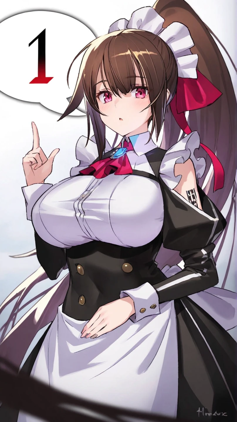 ((masterpiece)), ((best quality)), (ultra-detailed), ((extremely detailed)), 4K, (8K), best quality, sexy, perfect anatomy, ((((beautiful detailed eyes)))), (((world-class quality))), photorealistic, extremely detailed, high resolution, (detailed shaded pretty face), ((house wife)), solo, (((sagging breasts))), (((wearing maid)), glowing detailed skin and hair, white-skinned, (((glistening skin))), big ass, kasumi iwato, potbelly, baby face, stylish pose, barma1d3n, dirndl, dress, (cleavage), thighhighs, braid, twin braids, huge breast, happy, arms behind head,