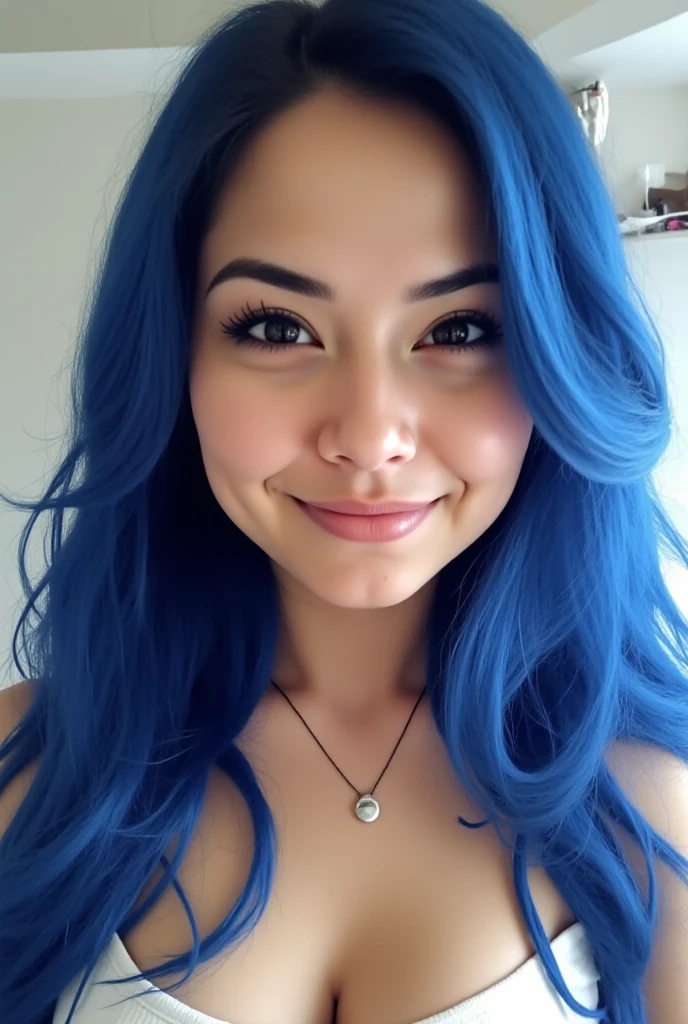 blue hair