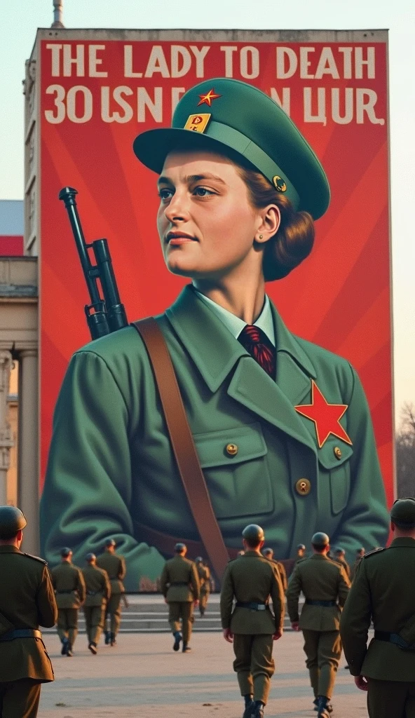 best quality,masterpiece,highly detailed,ultra-detailed, 1girl,<lora:neg4all_bdsqlsz_V3.5:-1> military uniform,
<lora:socialistrealism_last:4.0>ussr soviet umion,