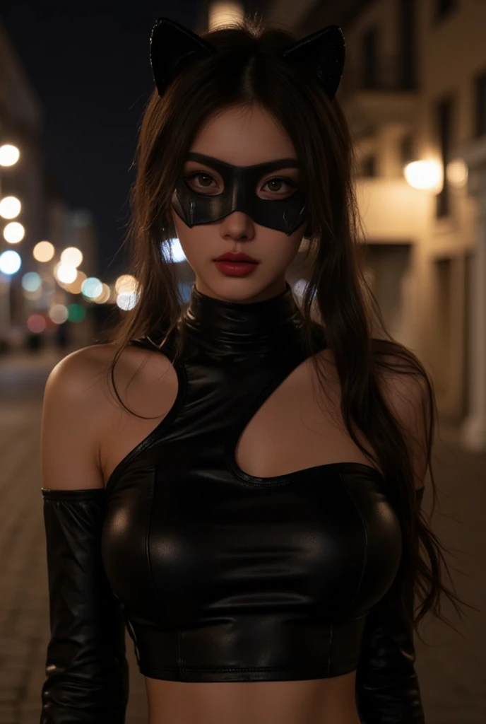 ((masterpiece, highest quality, High resolution, Realistic, born, 8k wallpaper)), (Huge and stunning goddess shot,From above, Very hot and sexy, Amazing beauty, Perfect balance, Beautiful body, Slim body beauty: 1.4), Batman standing on a rooftop overlooking the city skyline at night, Gotham city background, nighttime in Gotham city, Gotham city, From the movie Batman, Gotham city double exposure, Gotham city style, Batman Film Still, metropolis filmic Gotham city, Cyberpunk Batman, Batman movie stills, Batman movies still cinema