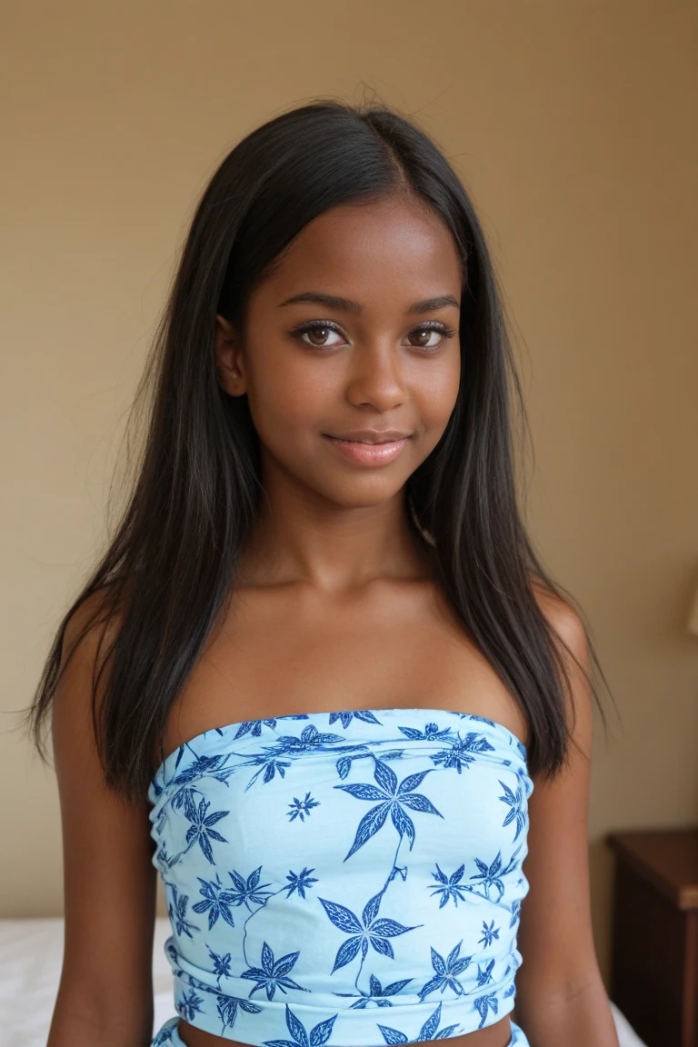 three naked girls, young body, young face, light skin afro-colombian girl, seductive smile, , naked, necklace, earrings, current fashion, pony tail, detailed facial details, perfect face, sharpness, trendy art, sharp facial details, neon hair highlights, tiara, open legs, showing vagina, sofa, skirt, bikini top, twilight, dusk, golden hour, porch swing,