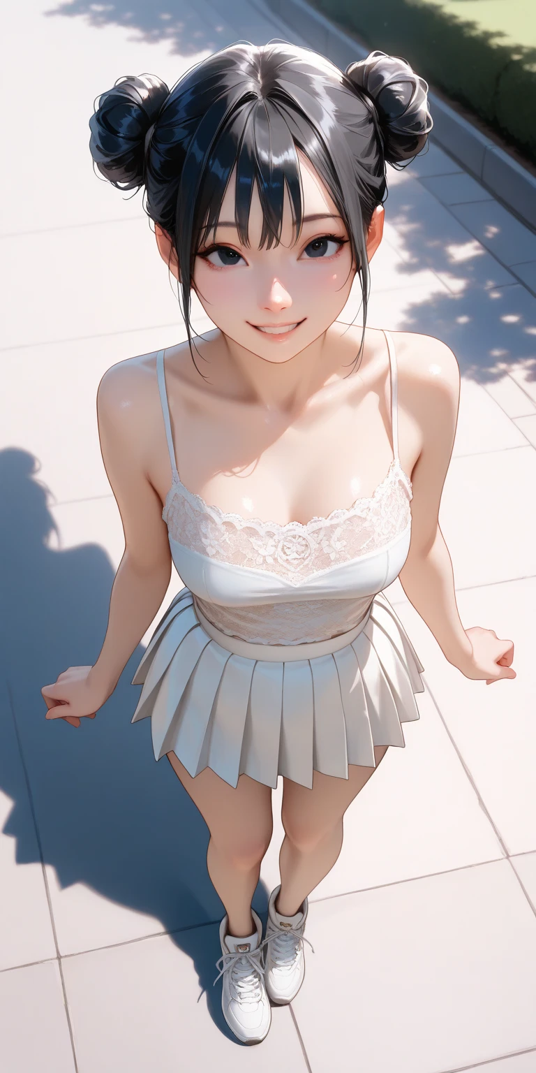 (Masterpiece: 1.2, highest image quality), (Detailed Beauty: 1.2), ((1 girl), (Solo), (Hitomi no Hitomi, Precision of Face Eyes: 1.3), (Landscape: 1.2), (Ultra-fine CG, Ultra Definition, Best Shadow: 1.1), (((Depth of Field)), Beautiful Concept Illustration, (Illustration: 1.1), (Ultra-fine and Beautiful Eyes: 1.1), (Perfect Detail: 1.1), Cowboy Shot, (Kana Arima:1.2)、
(red eyes), red short bob hair, smile, happiness,
white miniskirt,
bra
hilltop, sea, sun,
