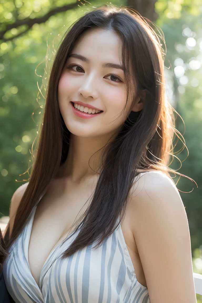 (Tabletop:1.3), (8K, Realistic, RAW Photos, Highest quality: 1.4), Japanese, (One Girl), Beautiful Face, (Realistic Face), (Black Hair), Beautiful hairstyle, Realistic eyes, Beautiful attention to detail, (Realistic Skin), Beautiful Skin, Charm, Ultra-high resolution, Surreal, Very detailed, Golden Ratio,.)、One girl、cute、Laughter、Mouth closed、Beautiful details、Beautiful nose down to the last detail、Esbian all over、Wet your hair、Giant Dalcefo、pork、、Thighs Thighs Thighs Thighs,Upper Body