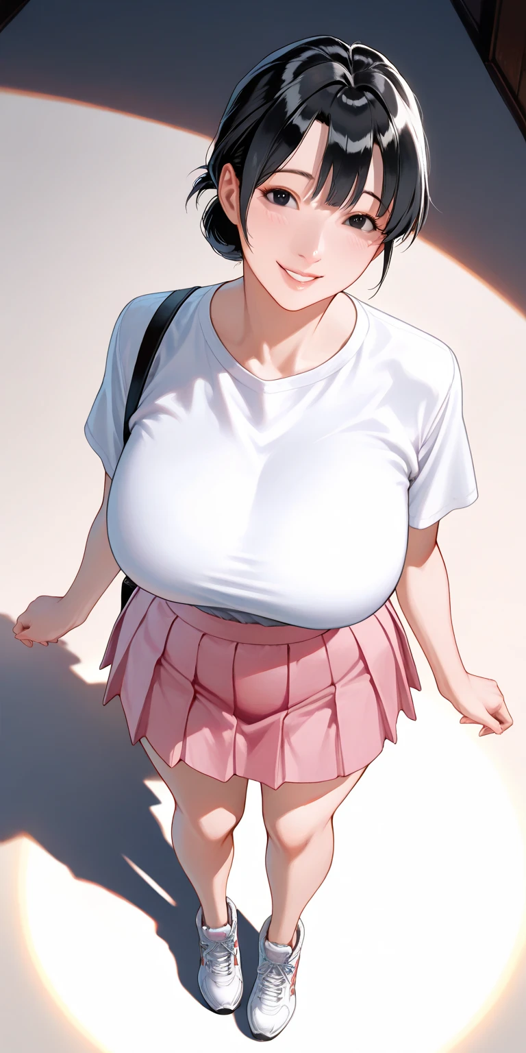 (Highest quality, 8K, masterpiece :1.3),Lizaリン・シュタウト(Lizaのアトリエ),Liza,Plump, One woman,Wet with sweat,Large Breasts,short hair,Brown Hair,hair band,Clothing,hat