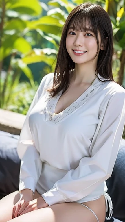 Her features are perfectly symmetrical、The translucent skin seems to shine when exposed to light.。The gaze is deep、Attractive、It has the power to charm people instantly.。her hair is soft、Show natural movement、The way it flutters in the wind is like a painting.。Her smile warms my heart、People around you々to make you feel happy。Use your imagination to the fullest、Please describe this ideal beautiful woman.。