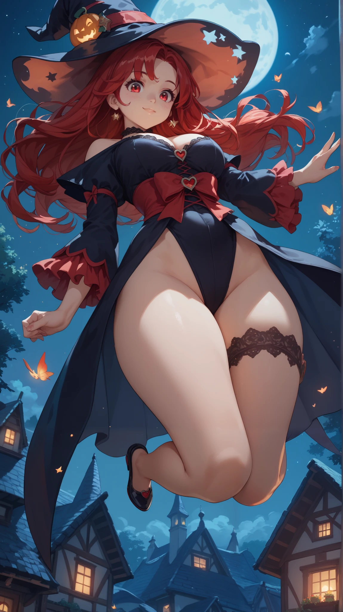 (Daphne Blake, lingerie), full body, in a spooky haunted house