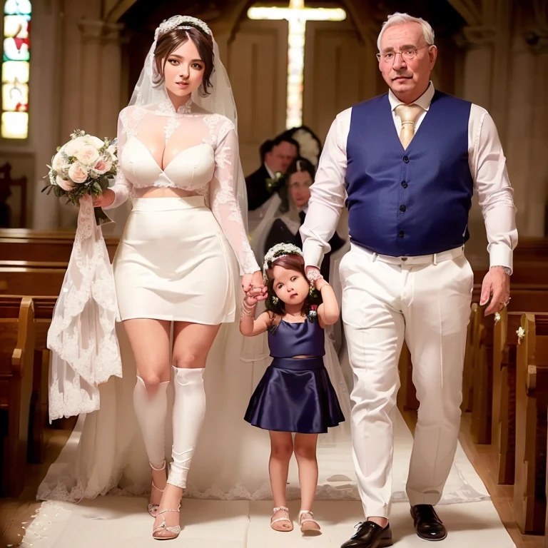 (((8k))), ((best quality)), ((masterpiece)), ((very high detailed)),((mother-son marriage:1.9)), A high detailed image of a mother and son as a couple, ((imagine a very high detailed cult where a son marries his mother by religious practice:1.5)), ((mother and son are bound to marry each other to reproduce :1.6)), ((son and mother as a couple portrait)), ((Marilyn Monroe as 34 year old ultra sexual angelic horny and incredibly gorgeous supermodel mothers bride walking with their son in a bridal march)), ((danish and Norwegian mixed)), (((seductive smile))), ((diamond pussy ring:1.5)) (thin waist), ((slutty make up)), ((bright crimson lips)), ((diamond covered bridal vale)), ((in church bridal march)), ((holding a diamond studded white flower bouquet in hand)), ((walking towards the camera)), (( holding diamond bridal bouquet in hand)), ((must have sparkling diamonds waist chain)), ((perfect belly button)), ((diamond belly button piercing)), (((varying facial features))), (((must be completely naked always))), ((very sexualised)) (very long silver hair), ((sparkling white diamond crowns)), ((naked vagina exposed)), (erotic voluptuous bodies), ((silver glistening pale skin)), ((sparkling Diamond thigh highs)), ((sparkling white diamonds waist chains)), ((sparkling white diamonds very long neck chains)), ((all white church)), ((all white interiors)), ((ultra realistic)), ((real life)), ((high resolution)), ((ultra realistic)