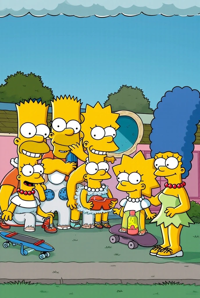 The Simpsons naked

