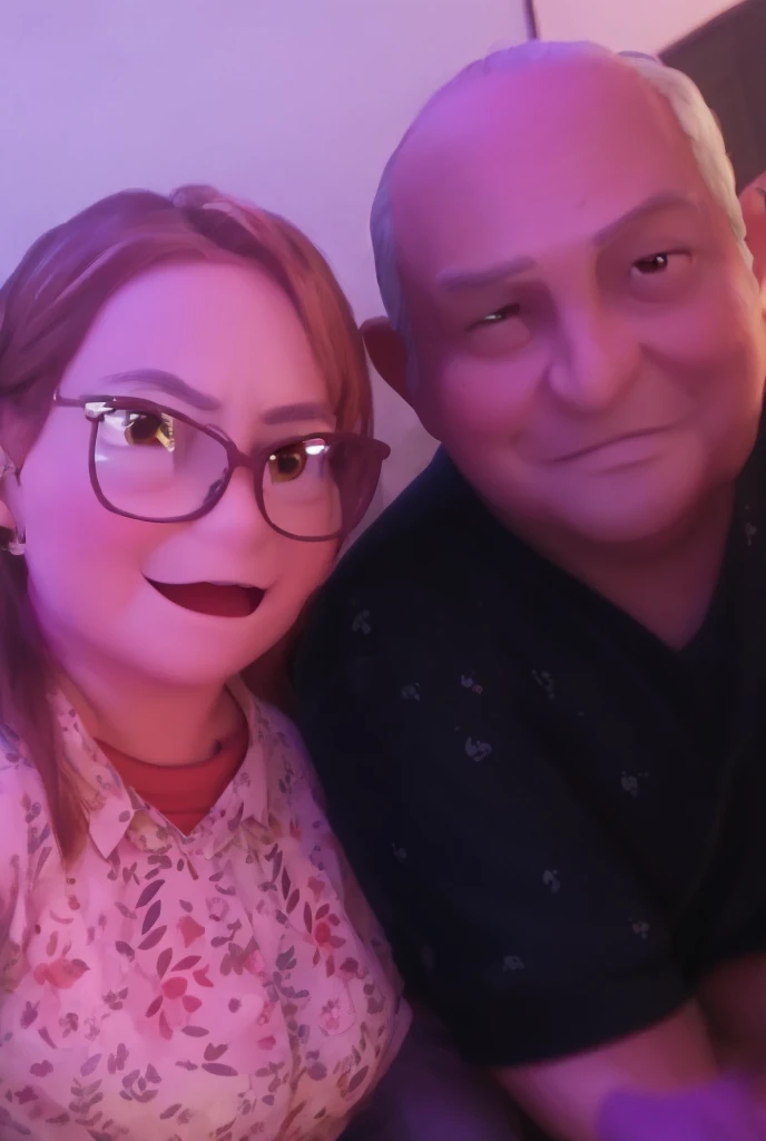 um homem e uma mulher estilo disney pixar, alta qualidade, melhor qualidade