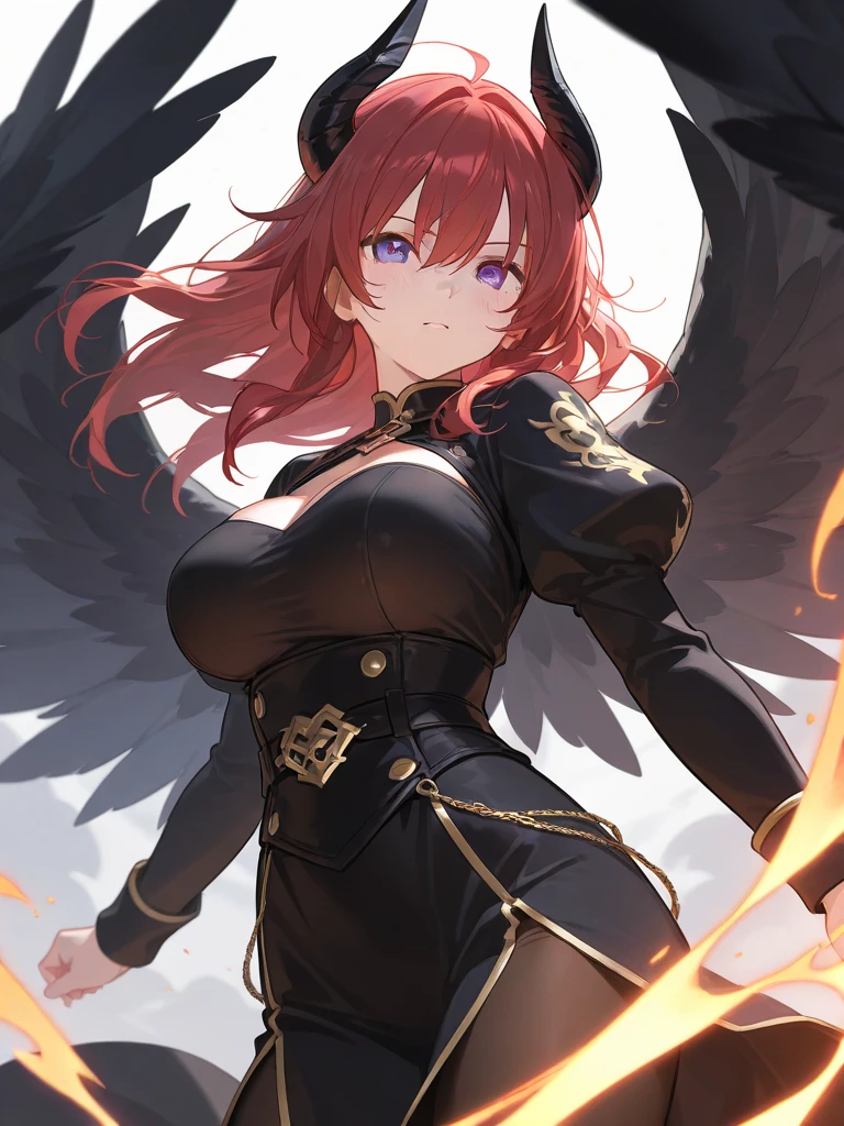 (masterpiece:1.2, best quality), 1lady, solo, Phoenix keeper, fireproof suit with a golden phoenix emblem, fire cage with obsidian bars, phoenix nest with shimmering golden feathers, talon gloves for handling the phoenix, fire ruby for feeding the phoenix, big tits,