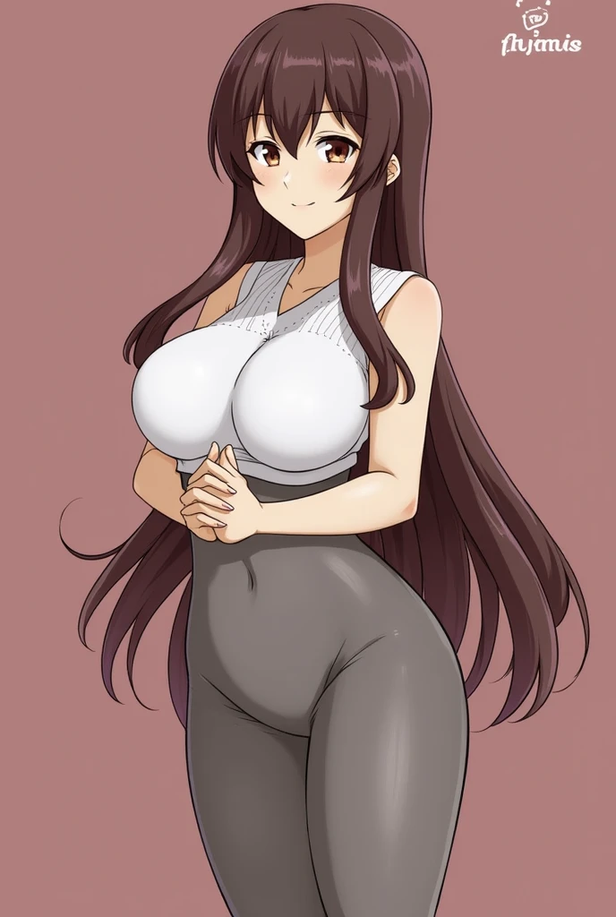 by buta99, by chelodoy, by spikedmauler, by cervina7, solo, female, standing, looking at viewer, ((hair, snout)), smiling, lips, eyelashes, eyeliner, big breasts, cleavage, canine, , light brown fur, chocolate labrador, domestic dog, pink eyes, sexy, light brown hair, long curly brown hair, standing up, skinny, small waist, super skinny,huge thighs, huge ass, massive tits, baggy white shirt, pink mini skirt, white thigh high socks, pajamas, long curly hair, kawaii