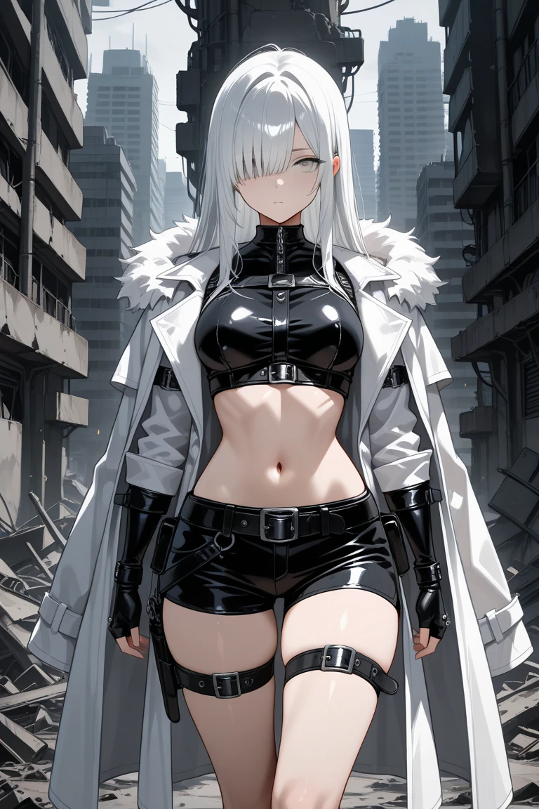 Jail,Movement restricted by chains,Being chained to the wall,Sweat,shortness of breath,Head yoke,whole body,shota,Beastman,Wolf,Wolf Cut,Long Parka,pants,He looks exhausted.,
Shiny lace-up long boots,Stiletto heels,Adhesive Restraint,first round