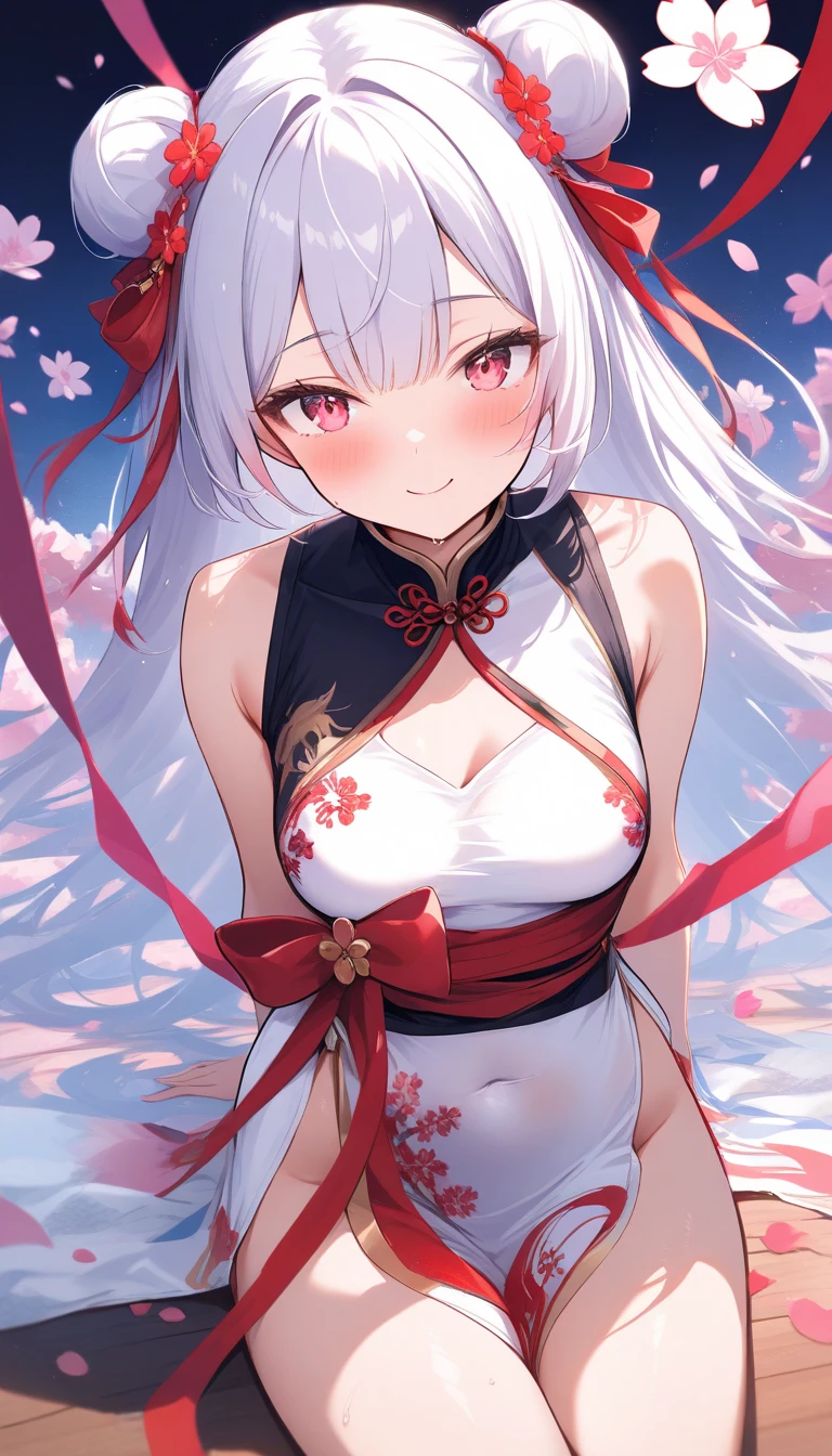 (masterpiece,Highest Resolution,4K High Resolution,Crisp image quality)Pussy juice,,(Ultra HD,Detailed Hair,(Sex camera footage,Silver Hair,kimono,(Intense pussy pounding sex)(Aphrodisiac delights,:1.5)Used syringes,Realistic super thick dick thrusting sex,(Young and cute appearance:1.2)Cute smile,Shooting up close