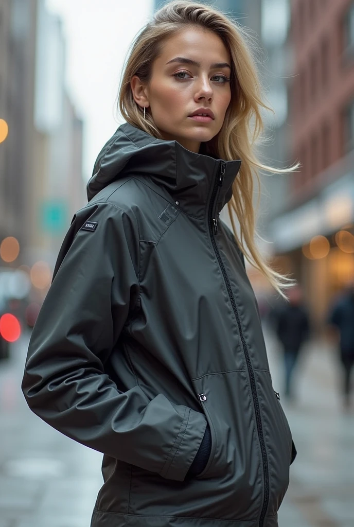 (Cinematic Photo:1.3) of (Ultrarealistic:1.3),(Lustful:1.3) Woman walking, Tokyo Street, Night, Neon, <lora:Plastic coat_20230530052249:1> Plastic raincoat, Translucent material, Functional sense, see-through,Highly Detailed, RAW candid cinema, 16mm, color graded portra 400 film, remarkable color, ultra realistic, textured skin, remarkable detailed pupils, realistic dull skin noise, visible skin detail, skin fuzz, dry skin, shot with cinematic camera