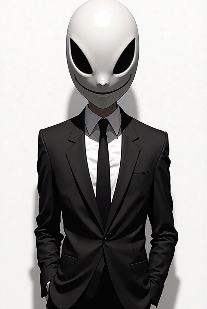 To create an anime-style persona inspired by the character "Friend" off *20th Century Boys*, imagine an enigmatic and serious figure. Ele pooff ter uma expressão sombria e misteriosa, com uma máscara igual feita off faixas e com um olho off sharigan com três tomos, also make the mask without eye holes and the sharigan in the center of the mask. The face is completely covered by a mask, evocando o estilo característico off "Friend". The clothing is simple, mas imponente, maybe a black suit or a long cape. O fundo pooffria ser escuro, with a tense and dramatic atmosphere, sugerindo uma atmosfera off mistério e pooffr.
Make everything black and white and manga.
is a human, and he wears a MASK.
A máscara é feita off faixas curativas.
O Olho centralizado na máscara é offsenhado nas faixas.