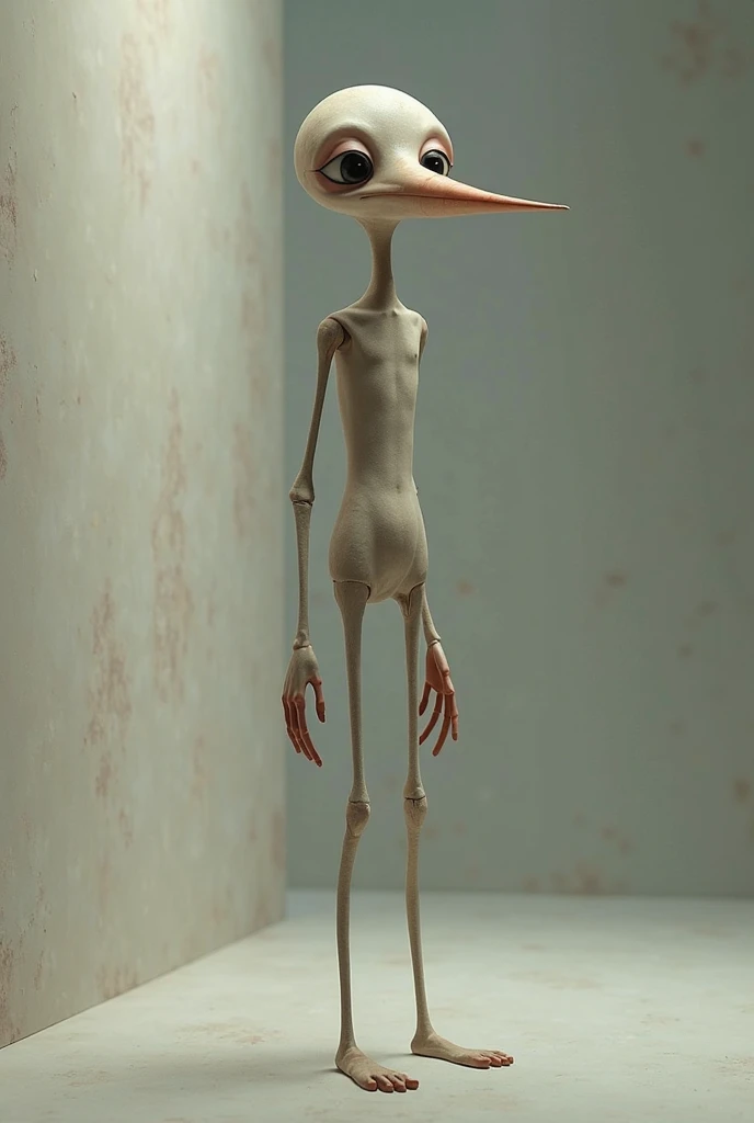 Long nose thin legs man