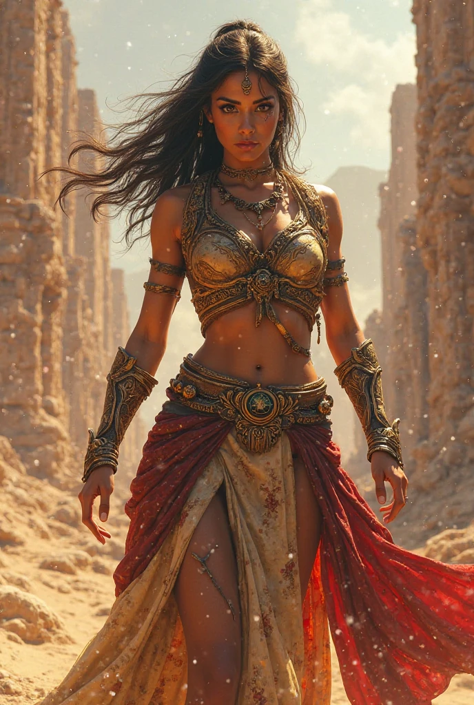 A woman named Alvi was defeated.