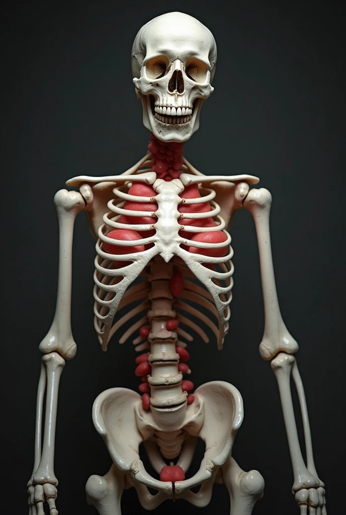 standing attention,simple background ,skeleton face,skeleton body,closed eyes,Muscle fibers,Short Hair,Black Hair,1girl,lung,heart,Uterus,