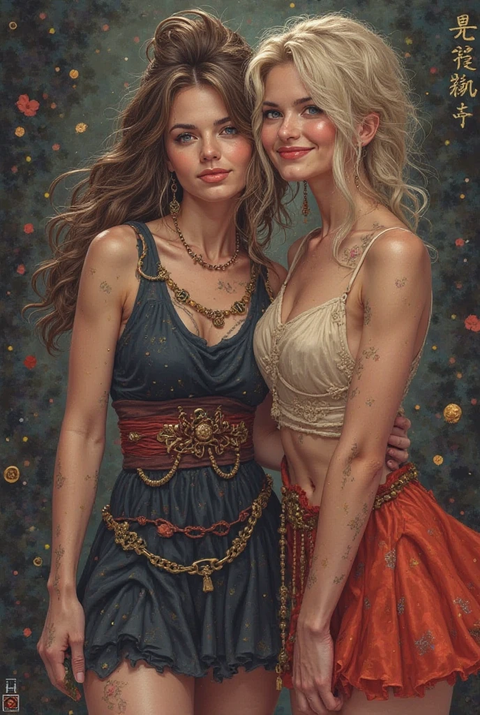 a handsome young woman on Zendaya, she is bathing in a medieval wooden batthub, she has short blond hair, she has mysterious runes all over her body, French Renaissance painting style, cinematic, fantasy illustration, that showcases the best quality,4k,8k,highres,masterpiece:1.2,ultra-detailed,realistic:1.37,HDR,studio lighting,ultra-fine painting,sharp focus,physically-based rendering,extreme detail description,professional,vivid colors,bokeh,colorful and vibrant atmosphere
