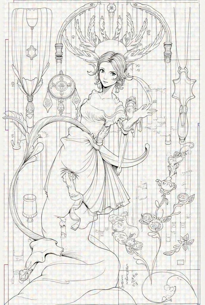 Portada llamativa para un libro de colorear de nombre The Women of Steampunk