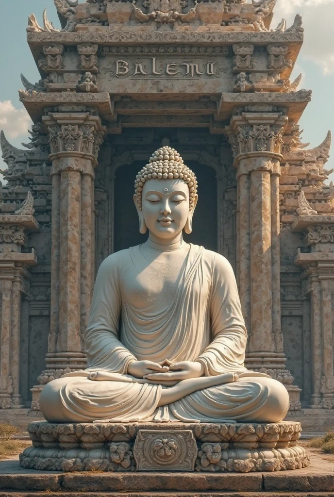 (best quality,masterpiece, intricate,ultra-detailed,realistic,RAW photo,8k uhd,ultra high res,photorealistic style,cinematic scenes, sharp focus,dramatic lighting,extremely detailed CG unity wallpaper) ,a Buddha statue in the wasteland, <lora:buddha_scenery_v1_100:1>
