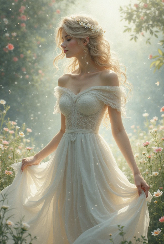 Very beautiful Cinderella, whole body