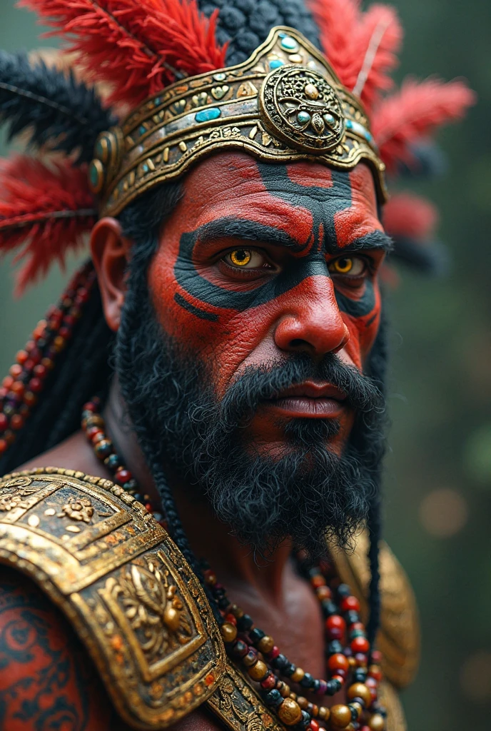 Prehispanic red demon