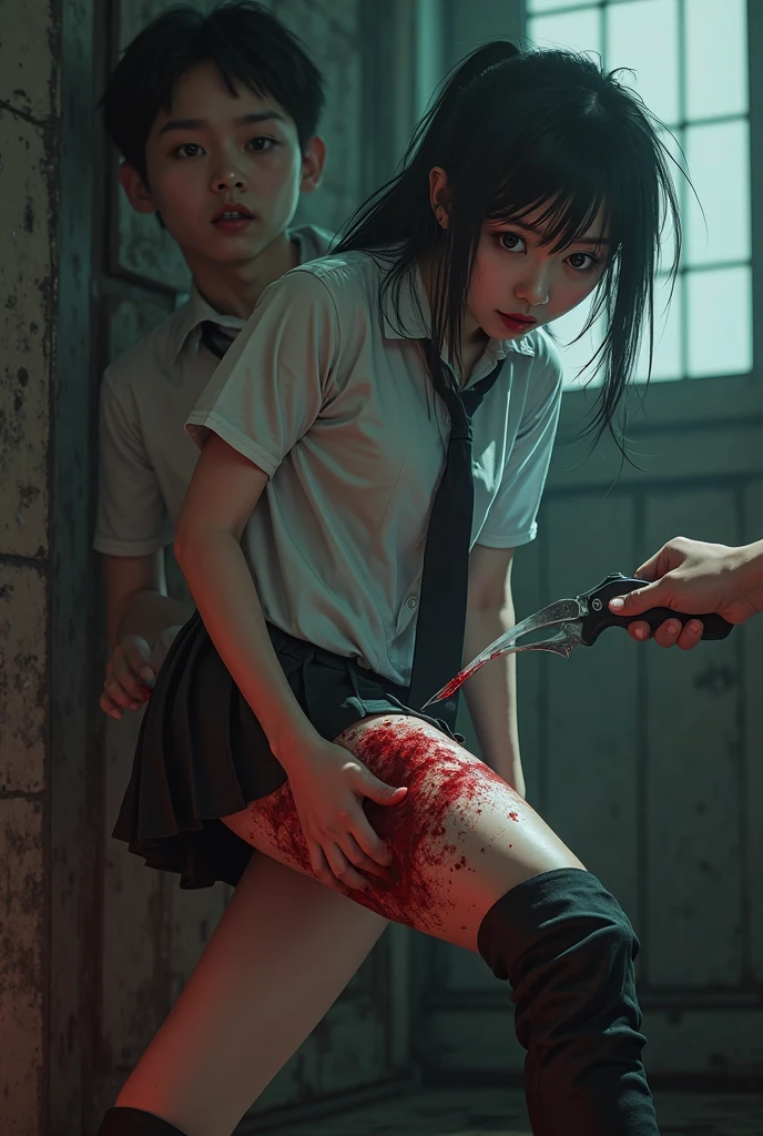 A crazy boy with a knife and three dead girls