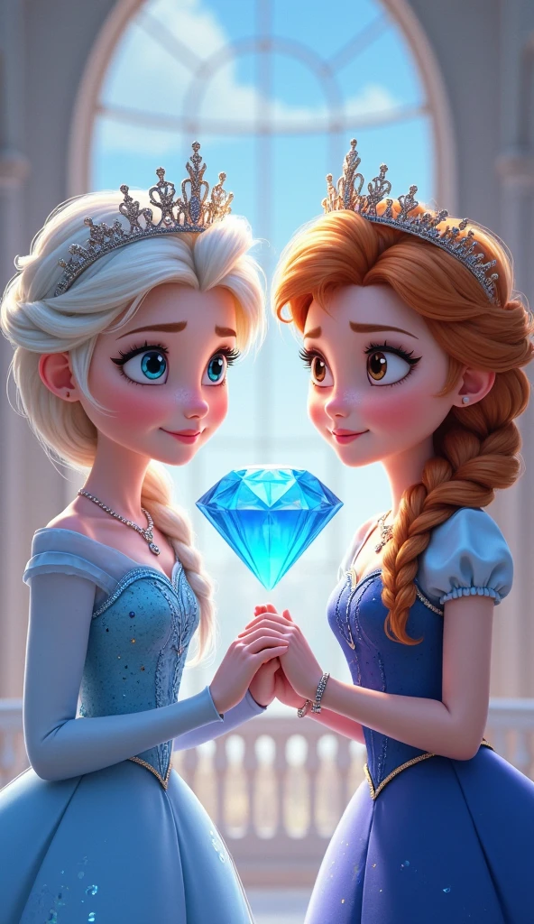 Vimeo Princess Animation Two girls animate the first with white hair wearing a princess crown ...