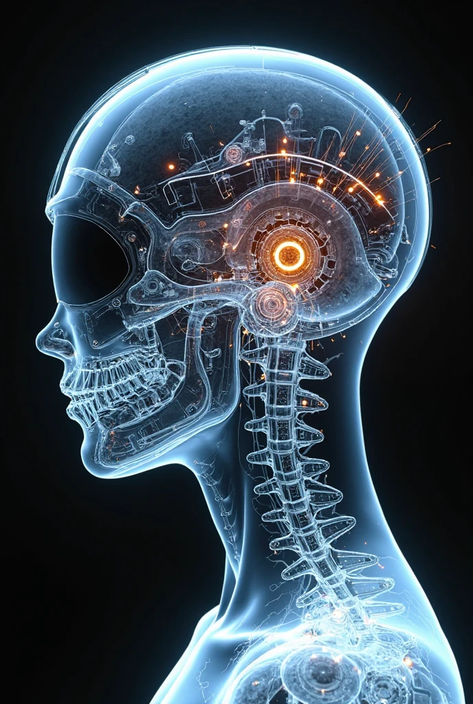 Sci-fi fantasy: A human brain grows in a glass jar in a workshop, A bottle filled with a dull translucent liquid, Realistic natural brain, Bottle Cap, Volumetric lighting and mist effects enhance the mystical atmosphere, Lightning in a bottle, Amazingly beautiful, Vivid, detailed, Modern, High Contrast, Cinematic, . Futuristic, Technical, Alien World, Space Theme, Advanced civilization
