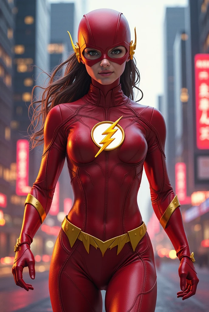 Atriz Sasha Calle of filme the flash, realistic, high definicion, ultra resolution, detailed, 64k, --auto --s2