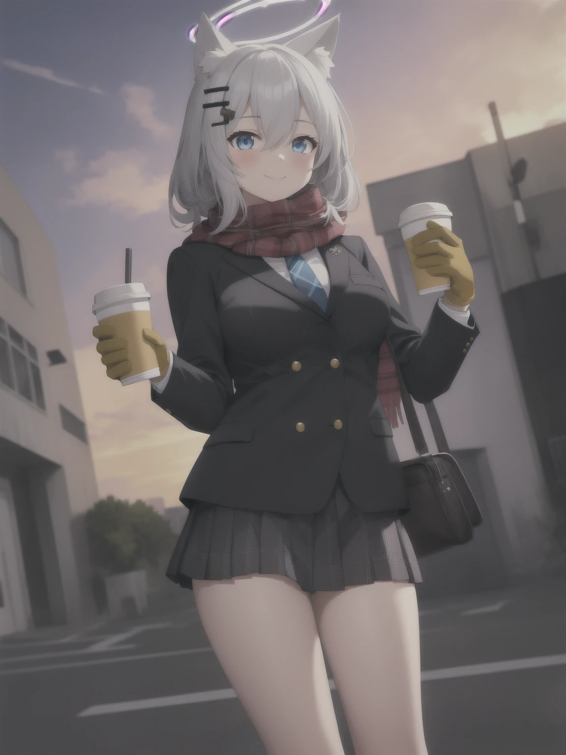 grani, 1 garota, Sozinho, containment, olhando para o espectador, fundo simples, obra de arte, Melhor qualidade, tiro de vaqueiro, pode,Coffee background