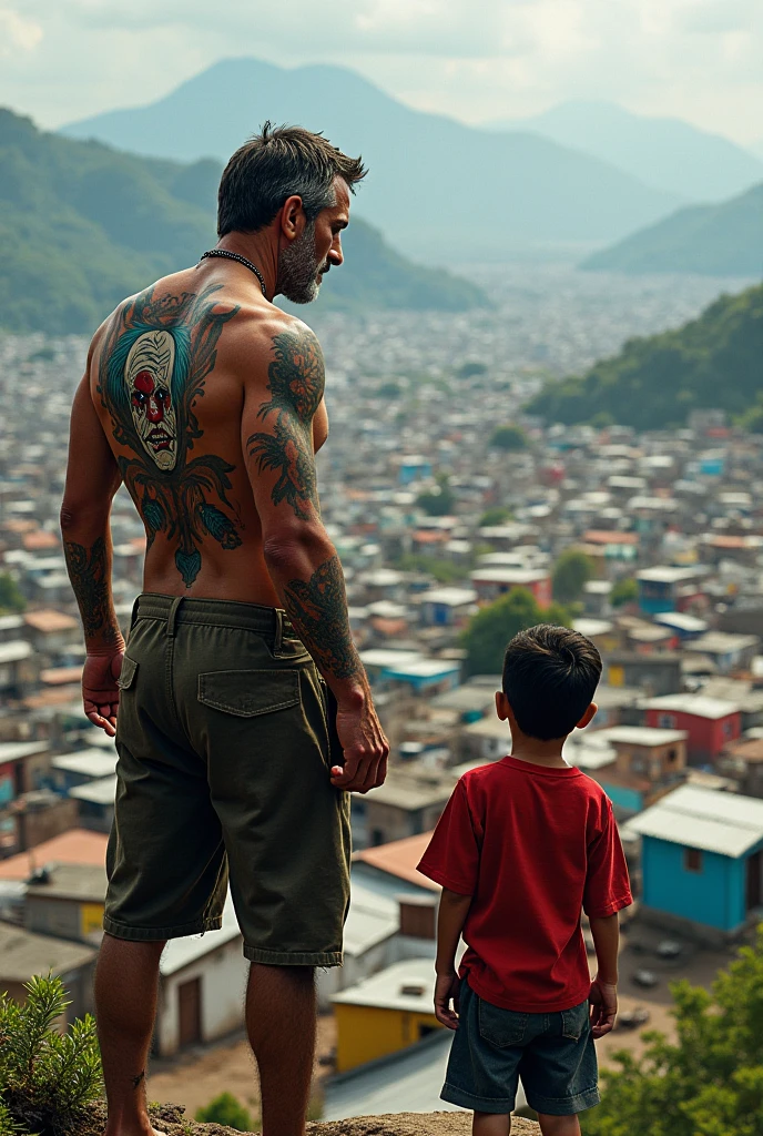 Raising Brad Pitt, working in the favela of Rio de Janeiro as a worker.