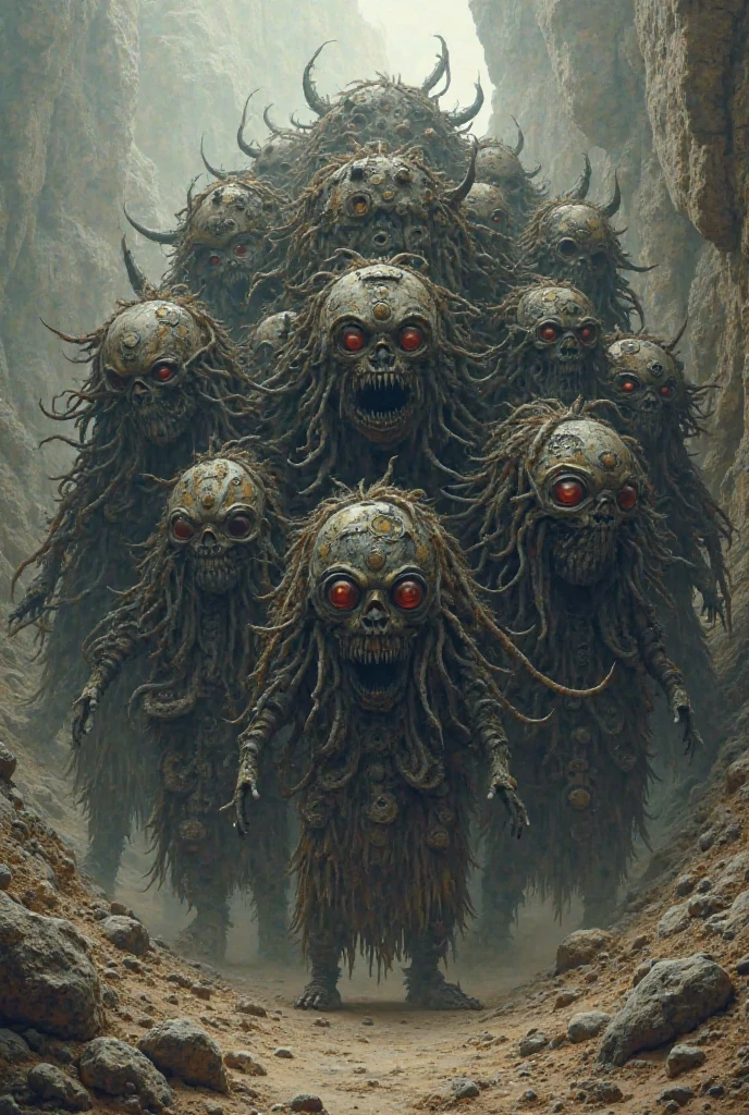 in (medium full shot:3.1) of lot of characters from a movie for slave girls from beyond infinity, inspired by Zdzislaw Beksinski and style of Clive Barker, futuristic apocalypse, stalenhag, metal album cover, gwar, heavy metal band promo, wayne barlowe pierre pellegrini, (with Creepy, Sci-Fi, Fantasy and Horror:2.9) retro sci fi, Horror movie, very detailed body, moody, epic, ((Cinematic film)), ((Ultra Detailed)), Complex, ((Sharp Focus)), Object Texture, Studio Photo, Complex Details, ((Highly Detailed)), Photo Real Style, ((Hyper-realistic)), High Dynamic Range, ((Realistic Textures)), 8K UHD, Nikon D 850, Kodak Portra 400, Fujifilm XT, rich colors, (3D rendering:3.1)