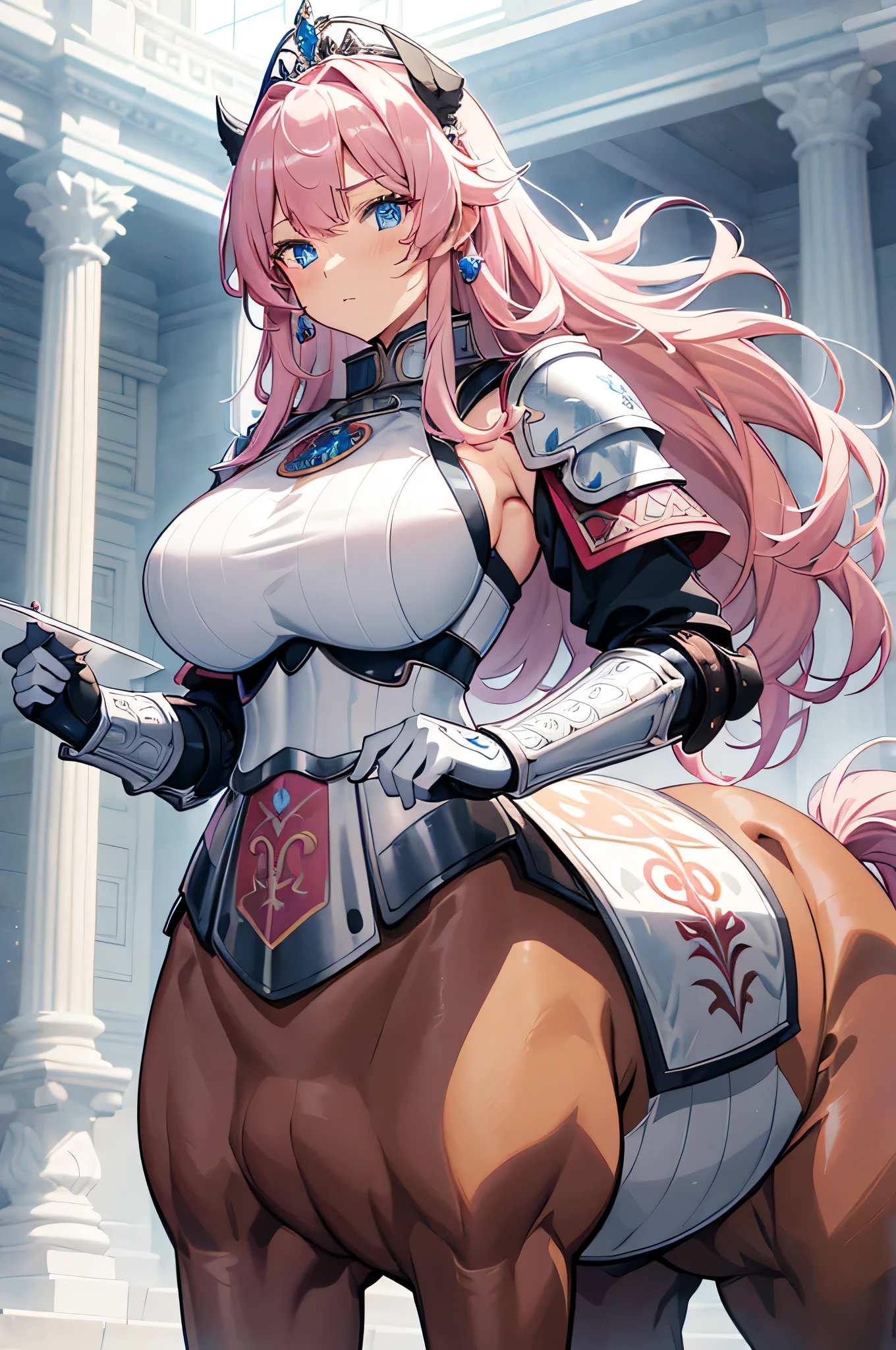 centaur horse,Beautuful Women,huge tit,nakeness, worn out,and wear no underwear,Cover your breasts,