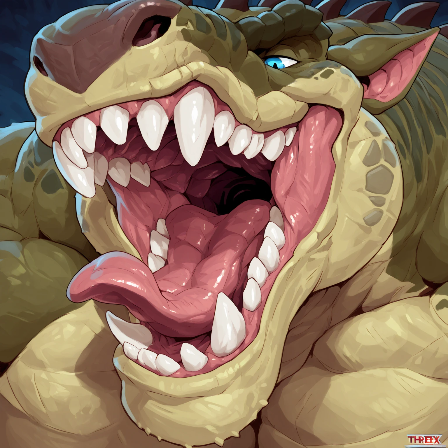 Dragon.Wild.Sharp teeth.Huge body.Approached.黒いmouth.Slimy Throat.scales.A slimy tongue licks me. mouth.Get on your tongue.Physical Difference.naked.Human first person perspective.Closing Arms.Stretch out one hand.A big tongue wraps around my arm.Dripping saliva.Evil yellow eyes staring.mouthが近づいてくる.Swallowed Whole.prey.Hot breath.差し迫ったSwallowed Whole.drool dripping. Shadows Spread.Hot breath.fog.A terrifying growl. Enveloped in darkness.Touching the tongue.Uplifting.forest.nature.Realistic.sense of distance.詳細なmouth内.(masterpiece.Highest quality.)
