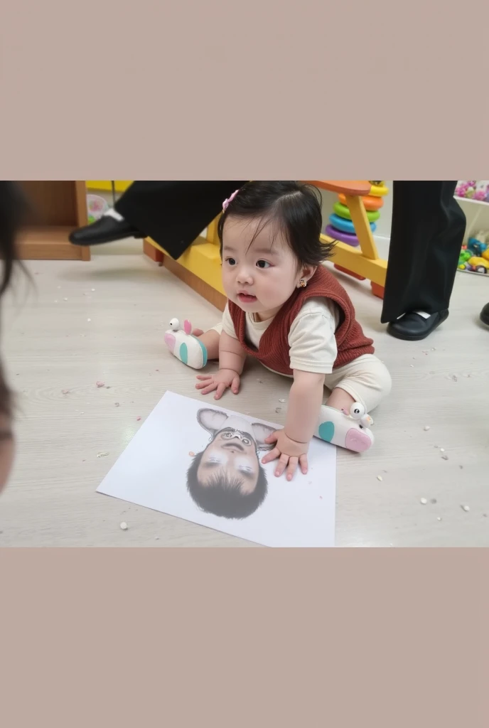 Realistic color photography style、Smiling emphasizes nasolabial folds. Make the chin a little thinner and accentuate the nasolabial folds.、I want it to look more like a color photograph............。3 year old boy, Xu々To、Clearly visible、Emphasizes deep nasolabial folds from nose to mouth、Generate left and right dimples、Show me your beautiful smile.。Make your eyes look cute with double eyelids.More more more more、Realistic、Generate it in a photo style.Please create beautiful teeth in the mouth.。Please generate more and more faces with skin tones。
