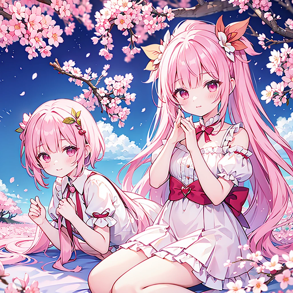 One girl, Realistic, (View your viewers:1), (Urzan-6500:0.66), Thighs, just legs, Speckled sunlight, Highest quality, Ultra-high resolution, (photoRealistic:1.4), Miko Yae, Fox Ears, short hair, pink hair, yes_cherry blossoms, jewelry, cherry blossoms, (smile:1), just_shoulder, hair_ornament, purple_eye, , independent_sleeve, , detailed eye,, (light smile:1), , (Small breasts:1.4), , (just upper body:1.4), Put your arms behind your back,((Toddler girl)) ((5 years old))((naked)) ((nsfw))長いhair