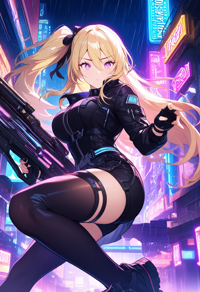 absurd res, high res, (masterpiece:1.4), ultra-detailed, 1girl, from above, space, floating