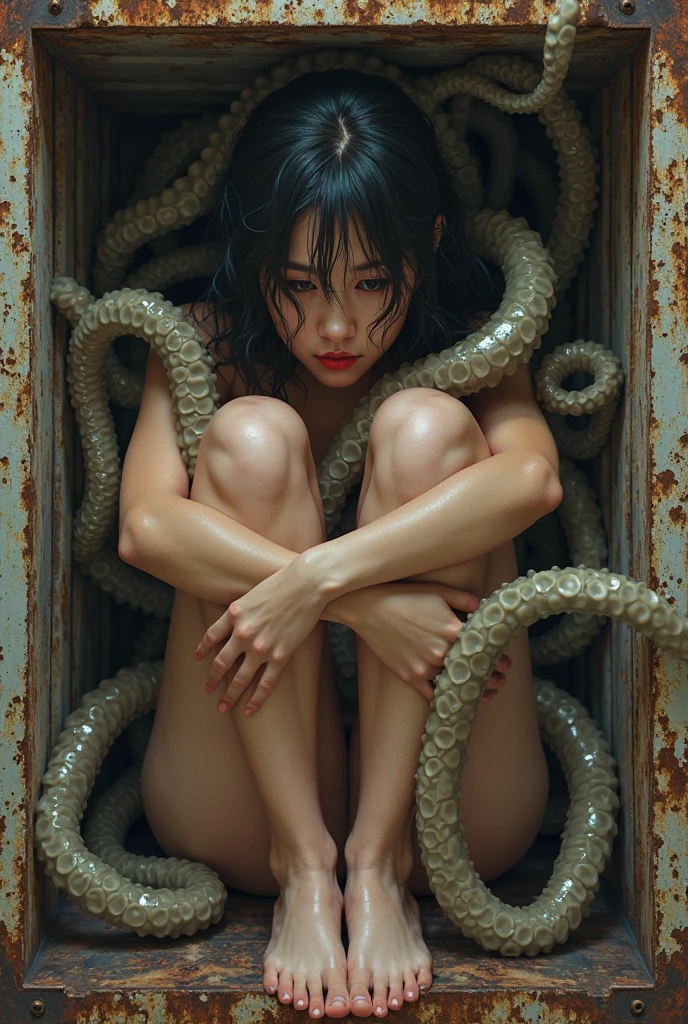 Beautiful Japanese Girls、11-year-old elementary school student、Sea、Giant Octopus、Giant Octopusに襲われている、Giant Octopusに犯されている、Beautiful girl attacked by tentacles、Tentacle nest、Tentacles tangled in arms、Tentacles entangled in chest、tentacles tangled in the legs,、(thick tentacles wrap around the neck:1.3)、Arm gets swallowed by tentacle、(The tentacles engulfed her legs..、spread widely.:1.9)、Completely naked、Full nudity、Very beautiful and small breasts、Beautiful cherry-colored areola、Erect nipples、Small Ass、Shaven、Beautiful girl crying、(Tentacles spread their legs wide、The tentacles spread wide and are inserted into the vagina:1.6)、Tentacles piercing the genitals、A large amount of semen overflows from the vagina、A large amount of semen drips from the pubic area、My whole body is wet、The girl's limbs2Book by book!、Semi-long hair up to the shoulders、Beautiful dark brown hair、Very pretty and small breasts、Beautiful cherry-colored areola、Erect nipples、Tight waist、Thin legs、Tentacles are inserted deep into her vagina, asshole and mouth、Her body is being lifted up by tentacles、It looks like it feels good to have a tentacle inserted deep into her genitals、Tentacles sticking deep into her vagina、Tentacles are getting into your、My whole body is covered in callus mucus.、Being fucked so hard