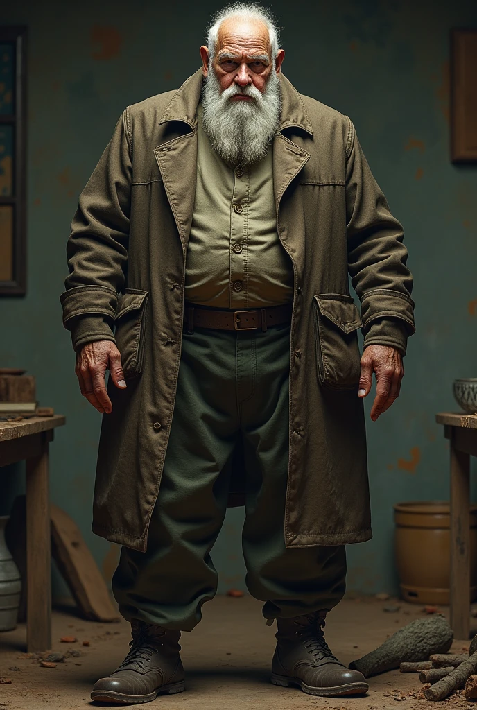 Eyes bigger,Fold your hands together,There are wrinkles,Old man of China,The face is amiable,The hat was changed to a black one of the older ones,Thick beard,super realism,8K