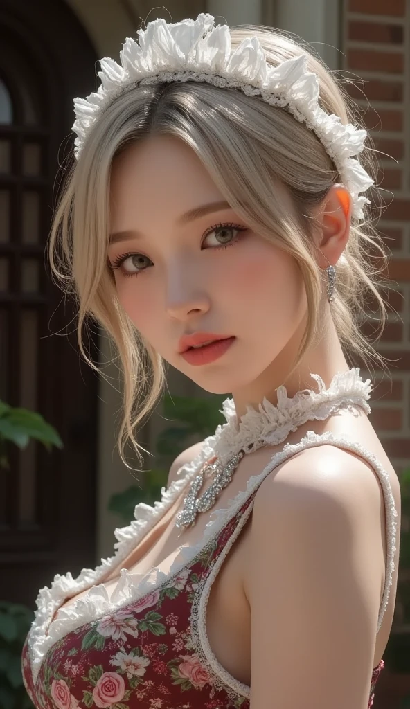 ((1 young and beautiful girl:1.2)), Cute Baby Turtle, (8K, RAW photography, top-quality, tmasterpiece:1.2), high-definition RAW color photography, professional photoshooting, ciinematic light, (masuter piece:1.5), (top-quality:1.2), (ssmile:1.2), (nedium breasts:1.2), Slender beautiful girl, eBlue eyes, Sexy and cool, with floral pattern, open breast,  bare shoulders​, pubick hair, (Carmelto details), Pleasure, it feels good, with her mouth open, rosette, florals,