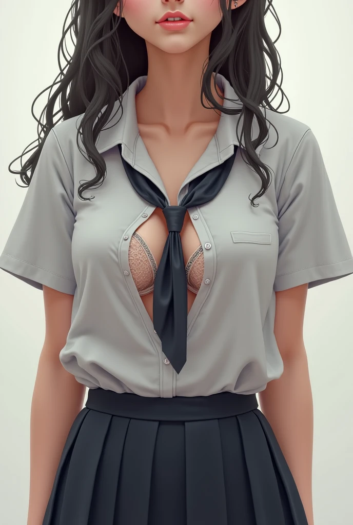 (1 person、solo), Beautiful woman, Anatomically perfect body, thin、(White tennis wear、skirt、extra detailed side tie panty), (Look down:1.2), (Pussy juice:1.1)、(Embrace your chest:1.2)、18-year-old、(highest quality)、Black Hair, (half updo)、(8k, High resolution)、(shy:1.4)、Mid-chest, (steam:1.1), (embarrassed:1.3), Erect nipples、multiple angles、(Inner thighs)